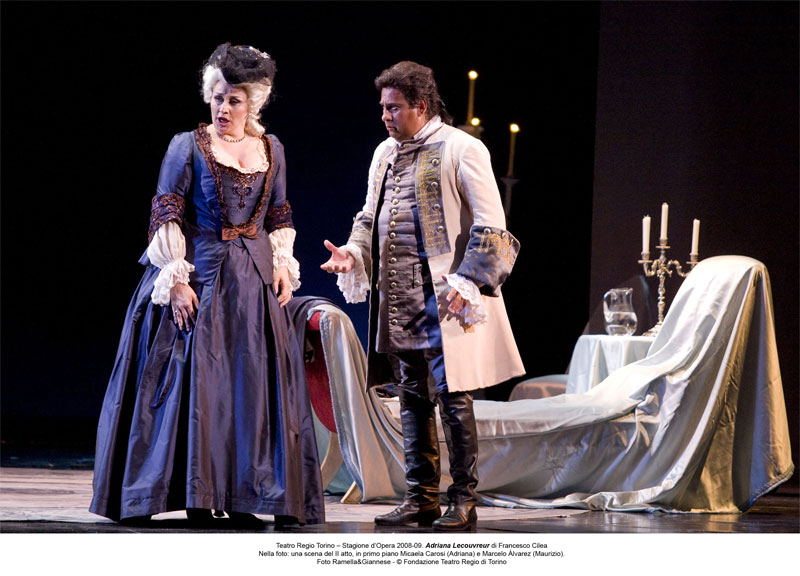 Recensione Opera Adriana Lecouvreur al Teatro Regio di Torino - Marcelo Alvarez interpreta un lirico Conte di Sassonia