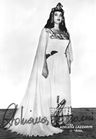 Adriana Lazzarini in Amneris ne Aida di Giuseppe Verdi