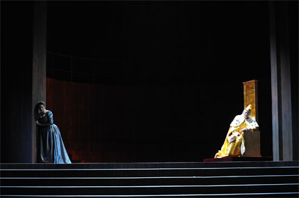 Tatiana Serjan (Lucrezia Contarini), Claudio Sgura (Francesco Foscari)