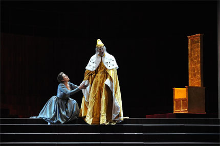 Tatiana Serjan (Lucrezia Contarini), Claudio Sgura (Francesco Foscari)