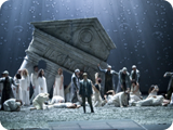 Foto di scena nell'Idomeneo di W. A. Mozart al Teatro Comunale di Bologna