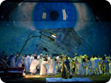 Foto di scena nell'Idomeneo di W. A. Mozart al Teatro Comunale di Bolognai