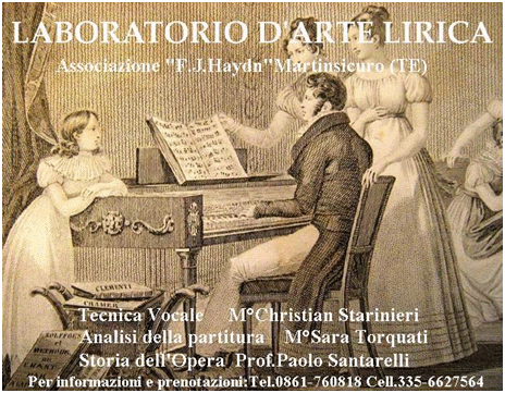 Laboratorio di arte lirica Associazione Musicale Haydn