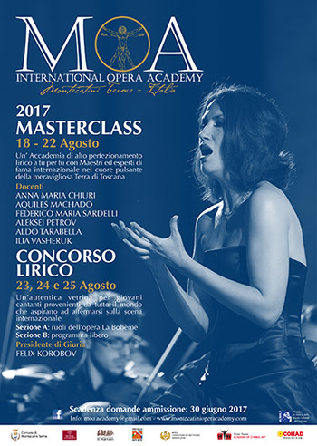locandina Montecatini Opera Academy 2017