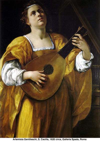 S. Cecilia di Artemisia Gentileschi - 1620 circa - Galleria Spada ROMA